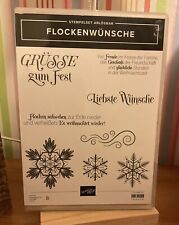 Stampin stempelset flockenwün gebraucht kaufen  Biederitz