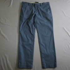 Calça chino Banana Republic 33x30 azul claro Aiden slim movimento rápido elástica, usado comprar usado  Enviando para Brazil