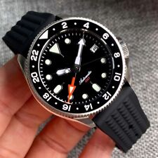 Usado, Relógio masculino automático mergulhador 37mm NH34 GMT 200M inserção cerâmica safira 120 cliques comprar usado  Enviando para Brazil