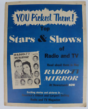 Vintage radio mirror for sale  Palm Coast