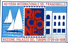 Erinnofilo riccione 1988 usato  Stella