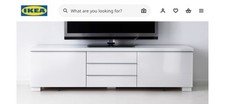 white gloss tv unit for sale white gloss tv unit for sale ROTHERHAM