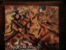 Peinture huile carton d'occasion  Toulon-