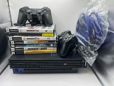 Console Sony PlayStation 2 PS2 Fat SCPH-35001 jogos e controles a cabo de terceiros comprar usado  Enviando para Brazil