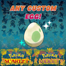 Ovo Personalizado brilhante ✨ Pokemon Scarlet Violet (qualquer) ✨ 6 Iv & brilhante ✨ tamanho possível!, usado comprar usado  Enviando para Brazil