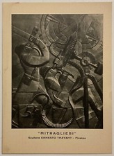 Futurismo mitraglieri scultore usato  Milano