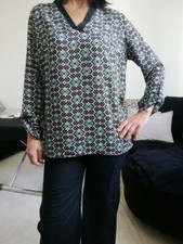 Blouse noire vert d'occasion  Lyon VIII