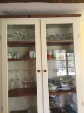 Vitrine zweiteilig holz gebraucht kaufen  Nümbrecht
