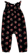 Usado, Macacão Baby Gap Girl’s veludo preto com estampa floral tamanho 18-24 meses comprar usado  Enviando para Brazil
