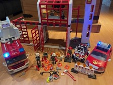 Playmobil feuerwehrstation dre gebraucht kaufen  Camburg