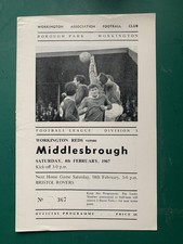 Workington middlesbrough 1966 for sale  EXETER