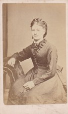 FOTO CDV. SEATED LADY. PLAITED HAR STYLE POR PIMLICO PHOTO COPYING CO, DULWICH comprar usado  Enviando para Brazil