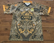 Camiseta Asics África do Sul Springbok Nelson Mandela 7s Centenário (3XL) comprar usado  Enviando para Brazil