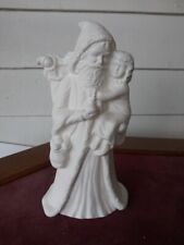 Bisque ceramic santa for sale  Ellenville