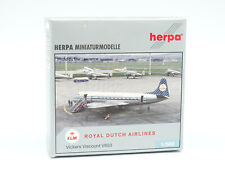 Herpa Airplane Airlines 1/500 - Vickers Viscount V803 KLM Royal Dutch Airlines comprar usado  Enviando para Brazil