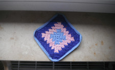 Kochlappen gehäkelt blau gebraucht kaufen  Bochum
