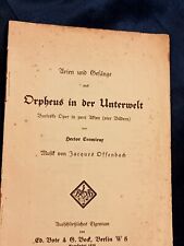 Orpheus der unterwelt usato  Gualdo Tadino