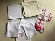Lot serviettes anciennes d'occasion Lot serviettes anciennes d'occasion  France