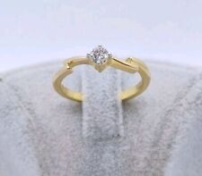 Solitär 750er goldring gebraucht kaufen  Berlin