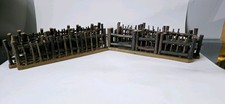 Usado, Cerca de madeira vintage vila de Natal peça vara de gesso cerca Alemanha + portão comprar usado  Enviando para Brazil