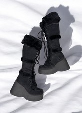 Black platform bootss for sale  Niagara Falls
