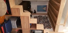 Soppalco legno chiaro usato  Milano