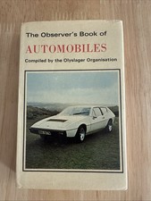 Observer book automobiles for sale  BIRMINGHAM