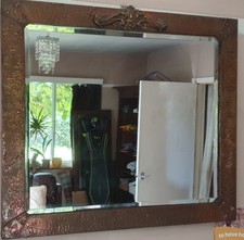 Bevelled edge mirror for sale  ASHFORD