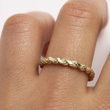 Anello In Catena Di Corda In Oro Giallo Solido 10K Tutte Le Misure comprar usado Anello In Catena Di Corda In Oro Giallo Solido 10K Tutte Le Misure comprar usado  Enviando para Brazil