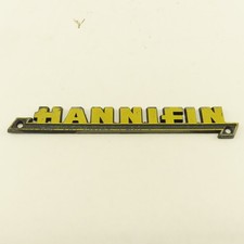 Emblema de máquina hidráulica Stemac vintage Hannifin 8-1/4" x 1" pré 1957 comprar usado  Enviando para Brazil