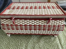 Vintage large wicker for sale  UCKFIELD
