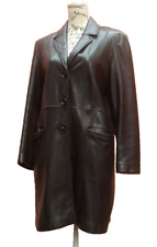 Black leather coat for sale  Ireland