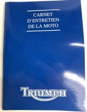 Carnet entretien triumph d'occasion  Vitrolles