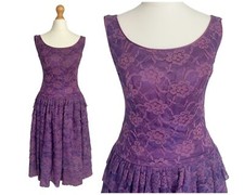 Vintage 50s purple for sale  SUTTON