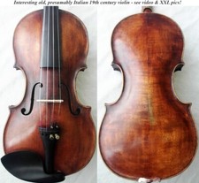 RARO VIOLINO ITALIANO ANTIGO 19º C -vídeo - ANTIGO MESTRE バイオリン скрипка 小提琴 548 comprar usado  Enviando para Brazil