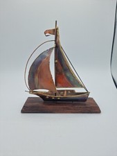 Vintage metal sailboat for sale  SCARBOROUGH