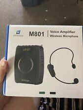 Amplificador de voz sem fio 20W para professores com microfone sem fio fone de ouvido comprar usado  Enviando para Brazil