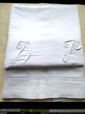 Drap ancien coton d'occasion  Rivery
