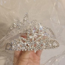 Mini silver tiara for sale  READING