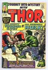 JOURNEY INTO MYSTER 112 (Q) Thor vs HULK! Origin LOKI 1965 Marvel Comics f652 comprar usado  Enviando para Brazil