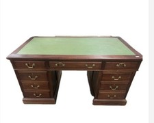 Mahogany pedestal desk for sale Mahogany pedestal desk for sale  LEICESTER