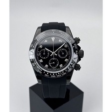 Cronógrafo de corrida mod personalizado preto | VK63 MecaQuartz | Safira | Cerâmica Tachy comprar usado  Enviando para Brazil