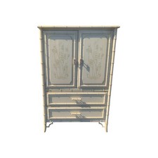 Faux bamboo armoire for sale  Naples