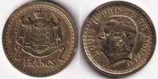 Francs 1945 monaco d'occasion  Charenton-le-Pont
