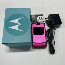 Motorola RAZR V3 Unlocked Flip Bluetooth GSM 850 /900 /1800 /1900 Telefon komórkowy na sprzedaż  Wysyłka do Poland