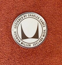 1 "DESENHADO POR CHARLES EAMES" MEDALHÃO VINTAGE HERMAN MILLER para Cadeiras, Mesas comprar usado  Enviando para Brazil