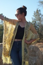 Yellow sheer paisley for sale  Coarsegold