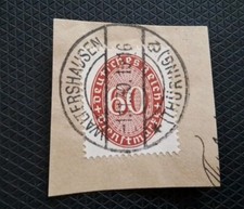 Briefstück 1927 dienstmarke gebraucht kaufen  Waltershausen