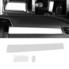 Faixa de painel console central painel para Honda Civic 10th 16-2021 branco brilhante comprar usado  Enviando para Brazil