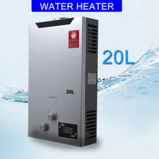 Aquecedor de água sem tanque 20L aquecedor de água a gás propano com chuveiro display LED comprar usado  Enviando para Brazil